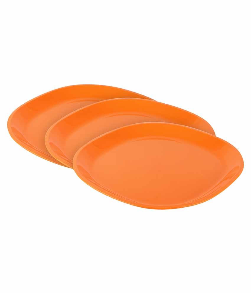 Ratan Plastics Orange Square Plates - Pack Of 3: Buy Online at Best ... Ratan Plastics Orange Square Plates - Pack Of 3: Buy Online at Best ...