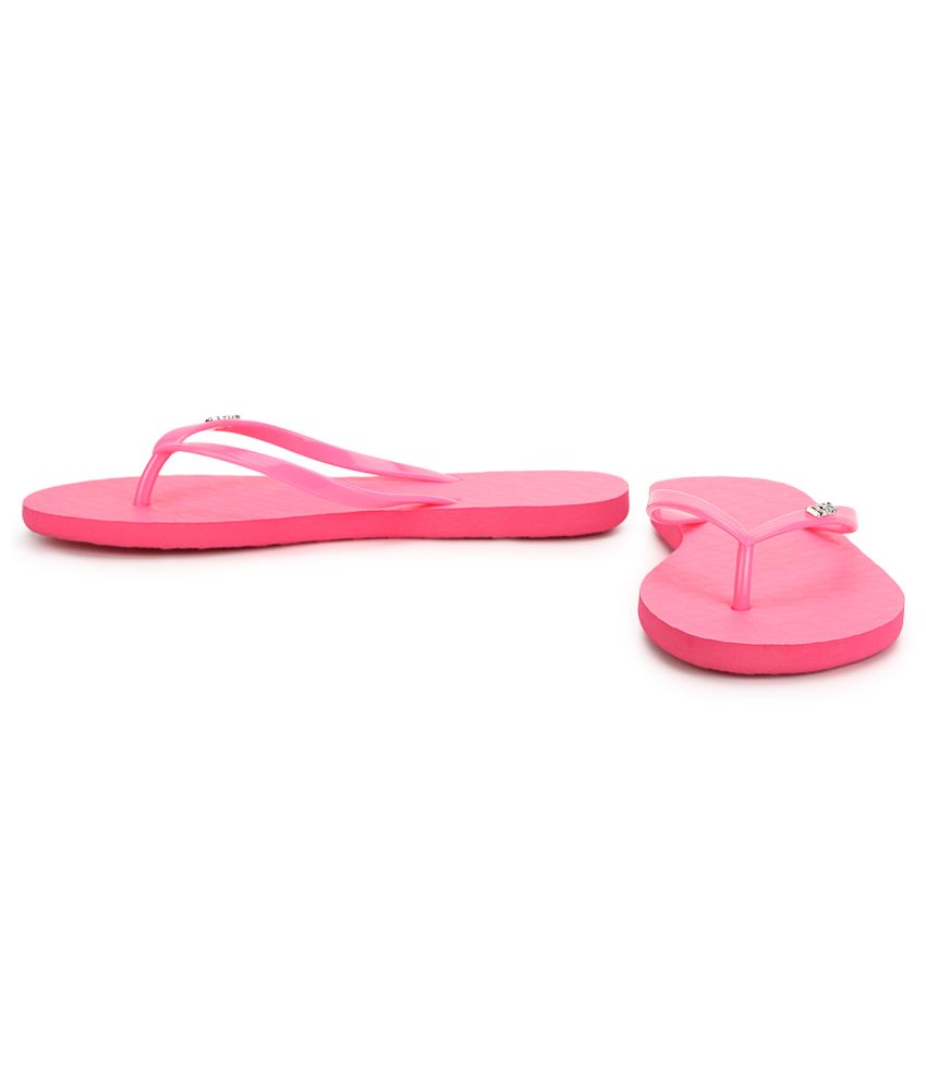 Roxy Pink Flip Flops Price in India- Buy Roxy Pink Flip Flops Online at Snapdeal