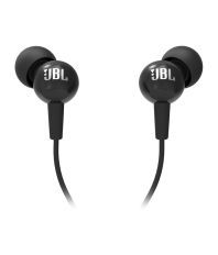 JBL C100SI In Ear Wired Earphones With Mic Black