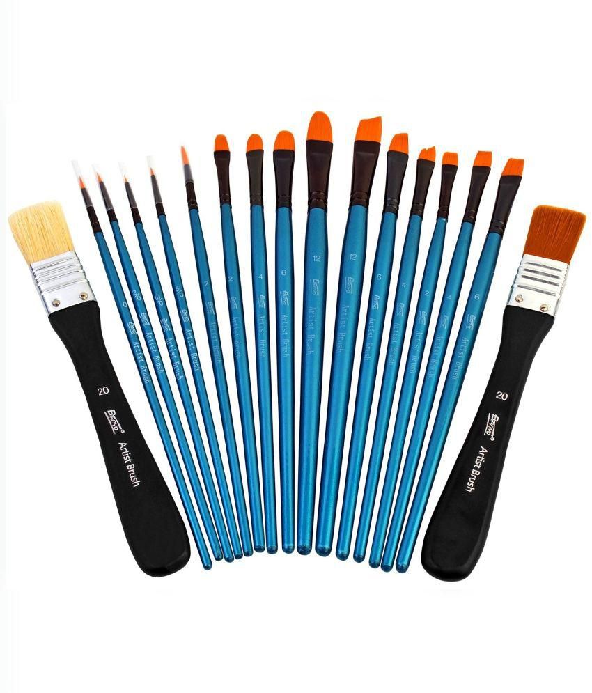 Bianyo Artist Paint Brush Set with Palette and Zippered