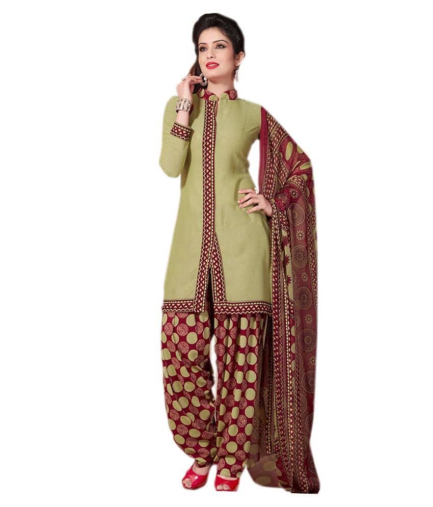 Surat Wholesale Shop Grey Cotton A-line 