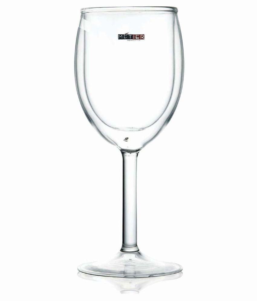 Metier Double Wall Wine Glass Set of 2