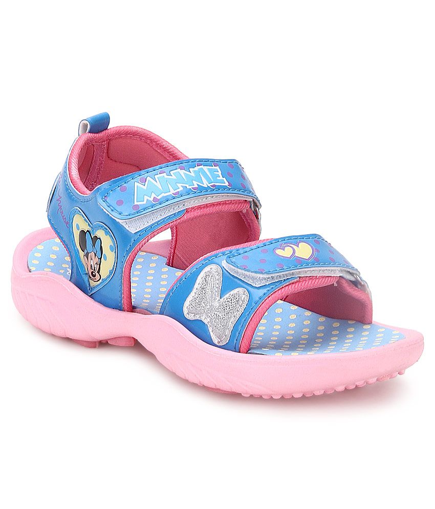  Disney  Mickey Friends Blue Floater Sandals  For Kids 
