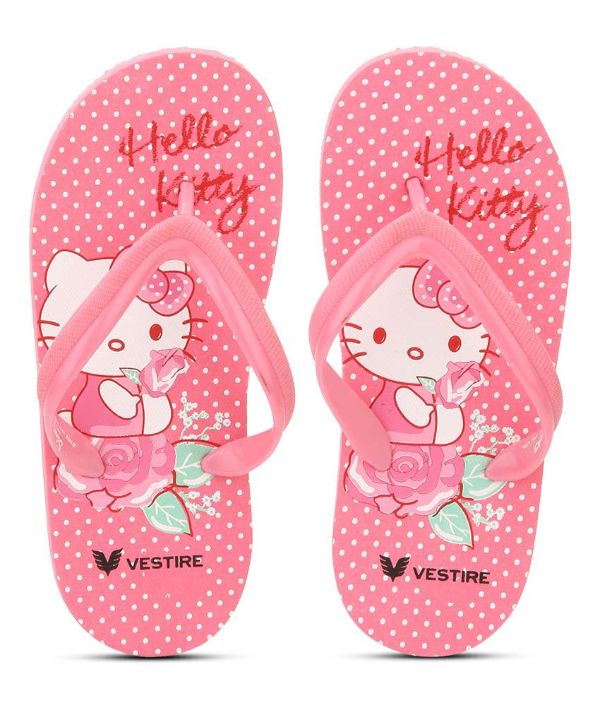  Hello  Kitty  Pink Flip  Flops  For Kids Price in India Buy 