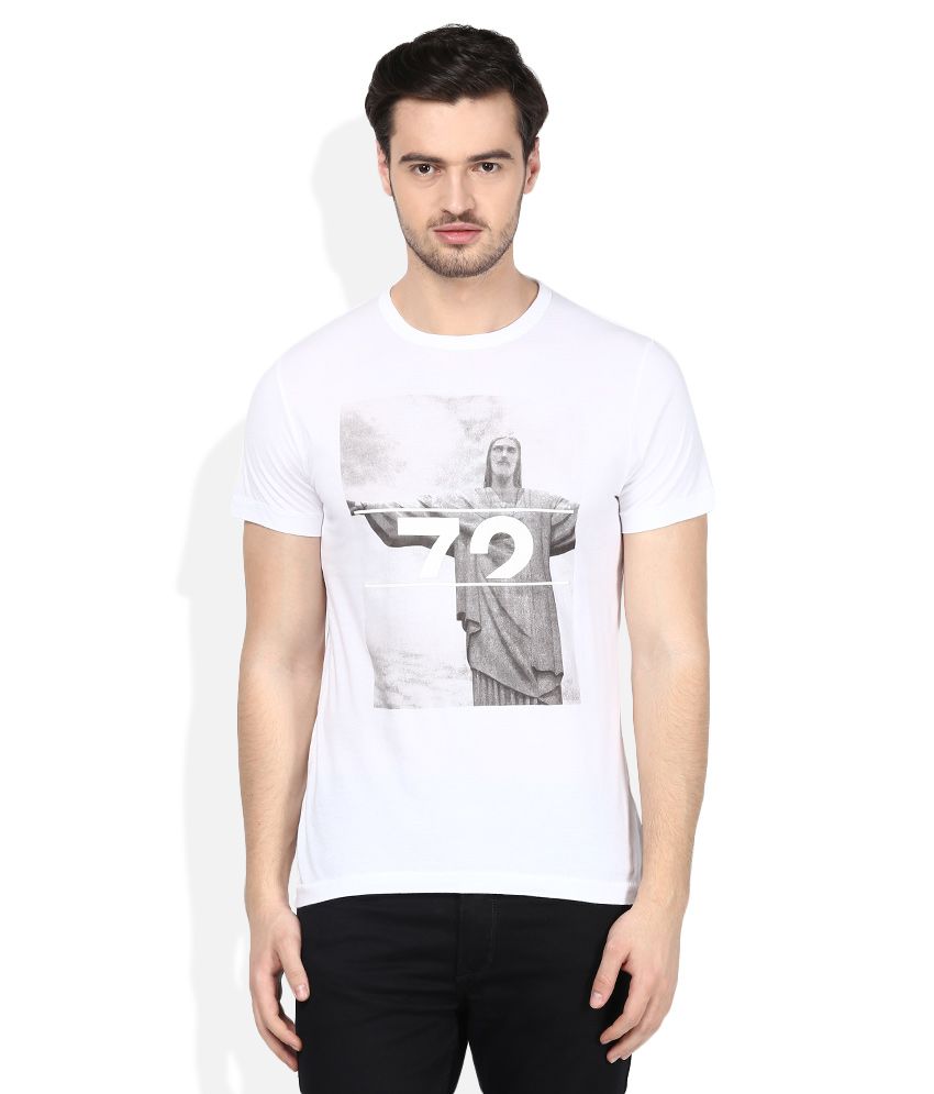 fcuk v neck t shirts