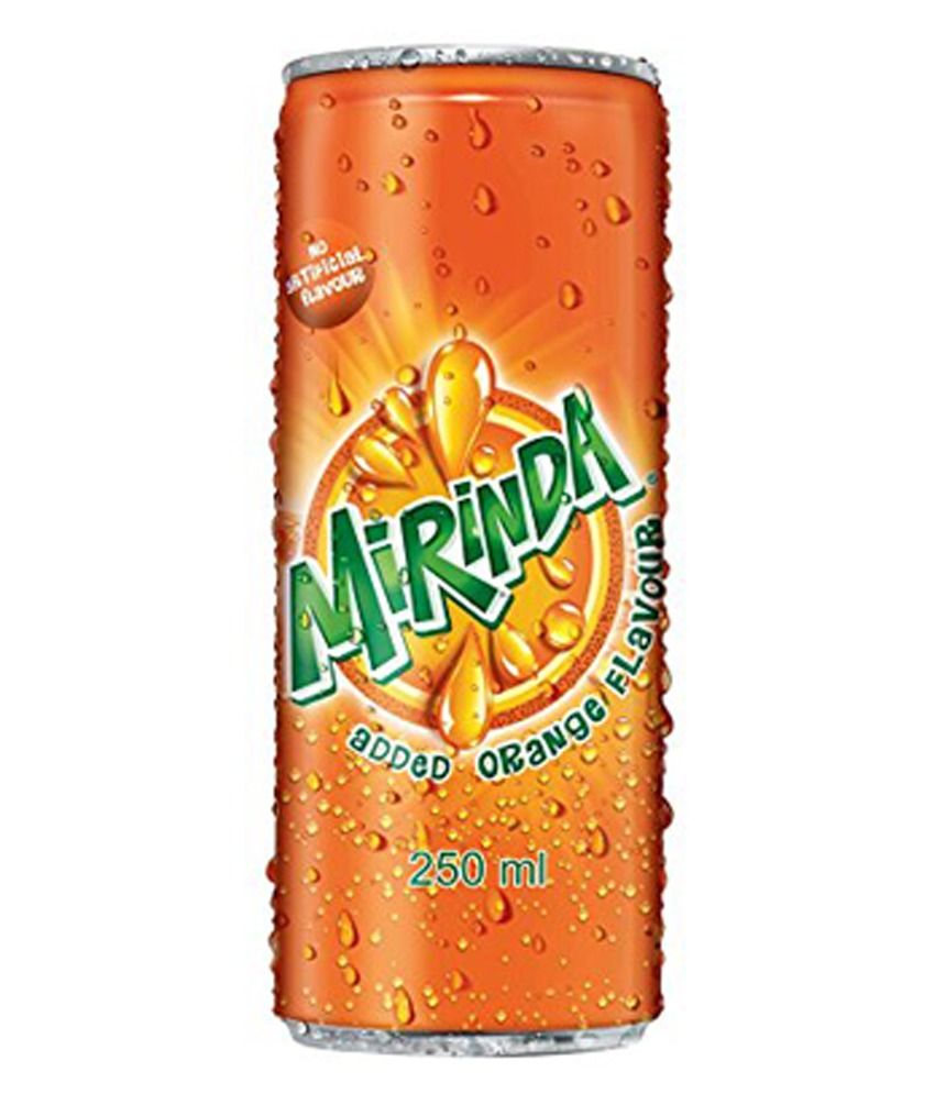 Mirinda Soft Drink - Orange Flavor, 250ml Can: Buy Mirinda Soft Drink ...