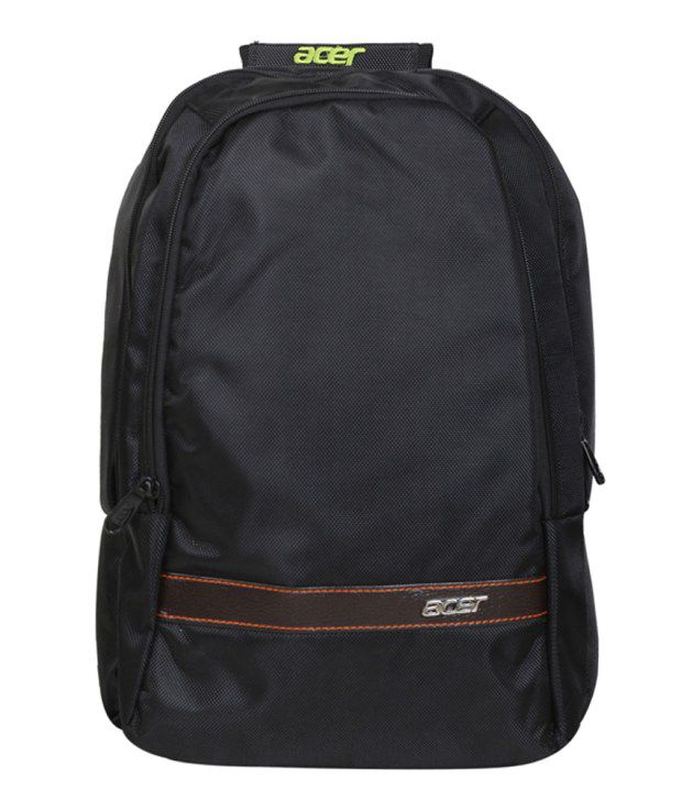 Black Canvas Laptop Backpack Manufactured For Acer Laptops - Buy Black ...