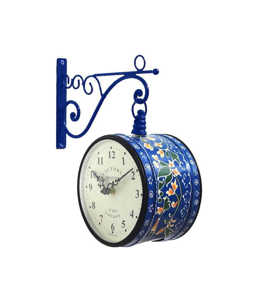 Medieval India Blue Station Clock Buy Medieval India Blue Station