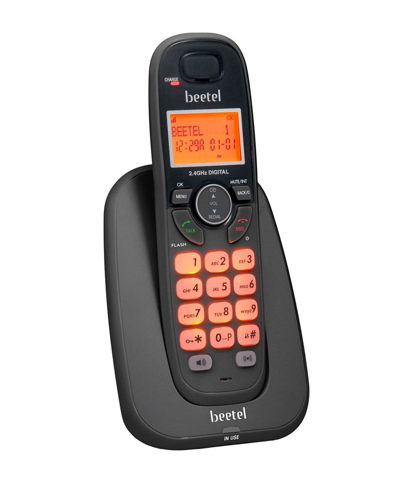 Buy Beetel X70 Cordless Landline Phone ( Black ) Online at Best Price