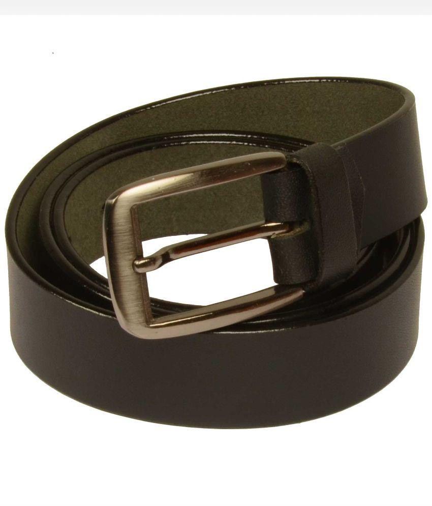 Shree Ram Enterprise Black Leather Belt 