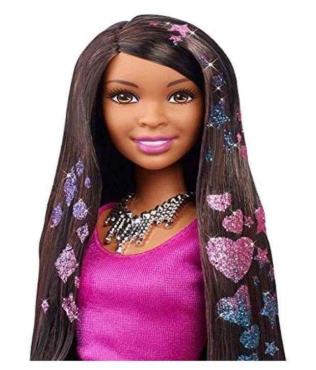 sparkle hair barbie