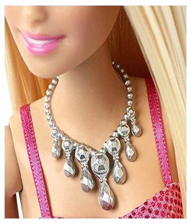 barbie glitz doll pink dress