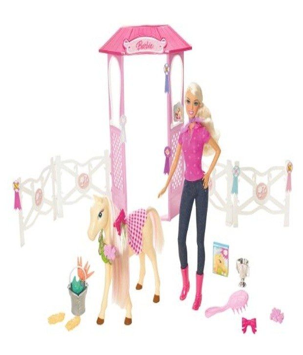 barbie stable set