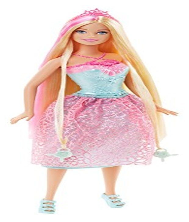 Barbie Pink Endless Hair Kingdom Princess Doll Buy Barbie Pink 