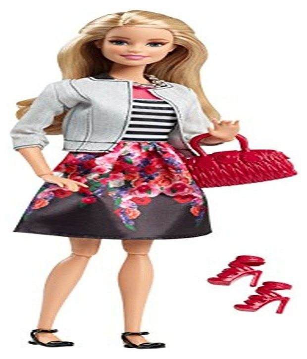 barbie style floral jacket doll