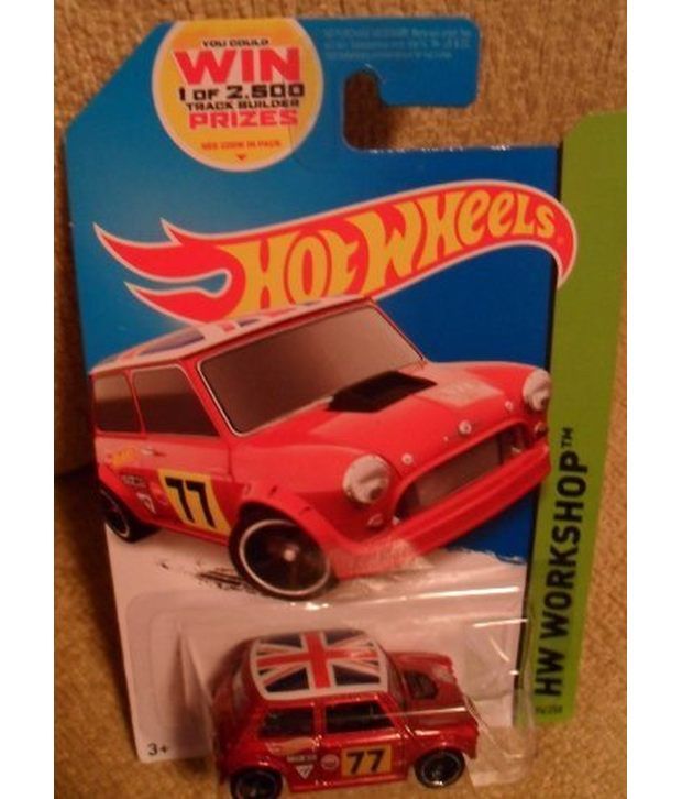 Hot Wheels Morris Mini Mini Cooper With British Flag Hw Workshop