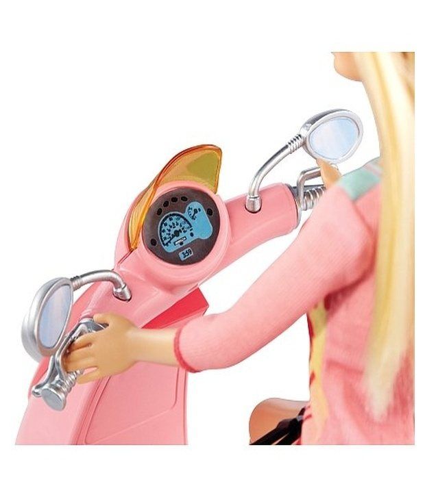 barbie makeup scooter