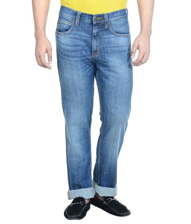 Lee Faded Light Blue Jeans - Buy Lee Faded Light Blue Jeans Online at ...