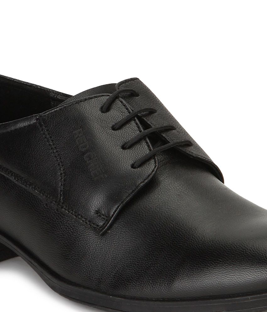 red and black formal shoes