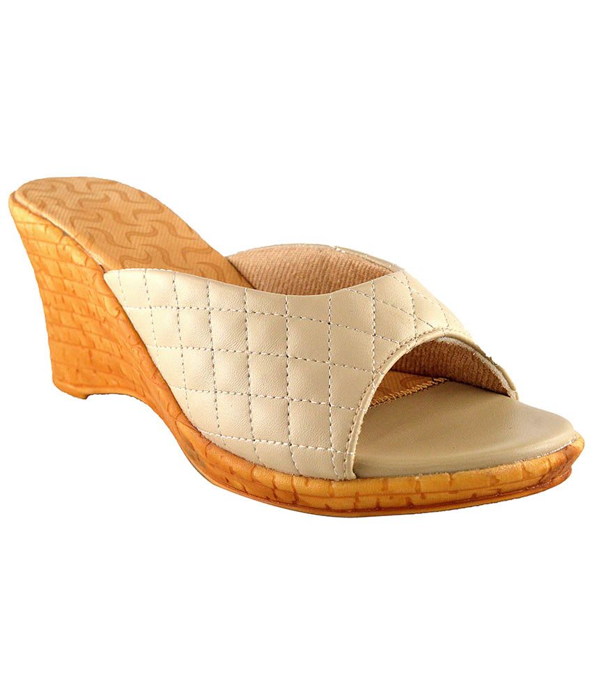 beige wedges wide fit