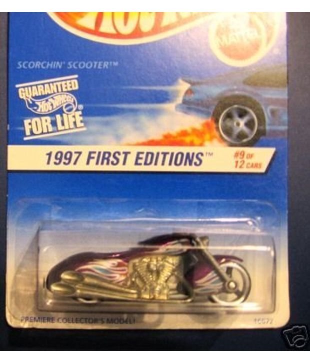 hot wheels 1997 first editions scorchin scooter