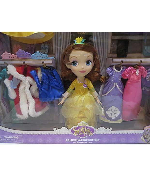 sofia the first deluxe wardrobe set