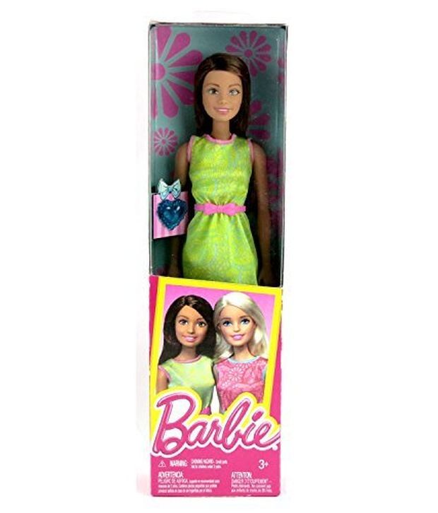 Mattel Year 2015 Barbie Friends Series 12 Inch Doll Teresa Dgx63 In Green Dress With Pink 9367