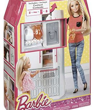 barbie fridge fun playset