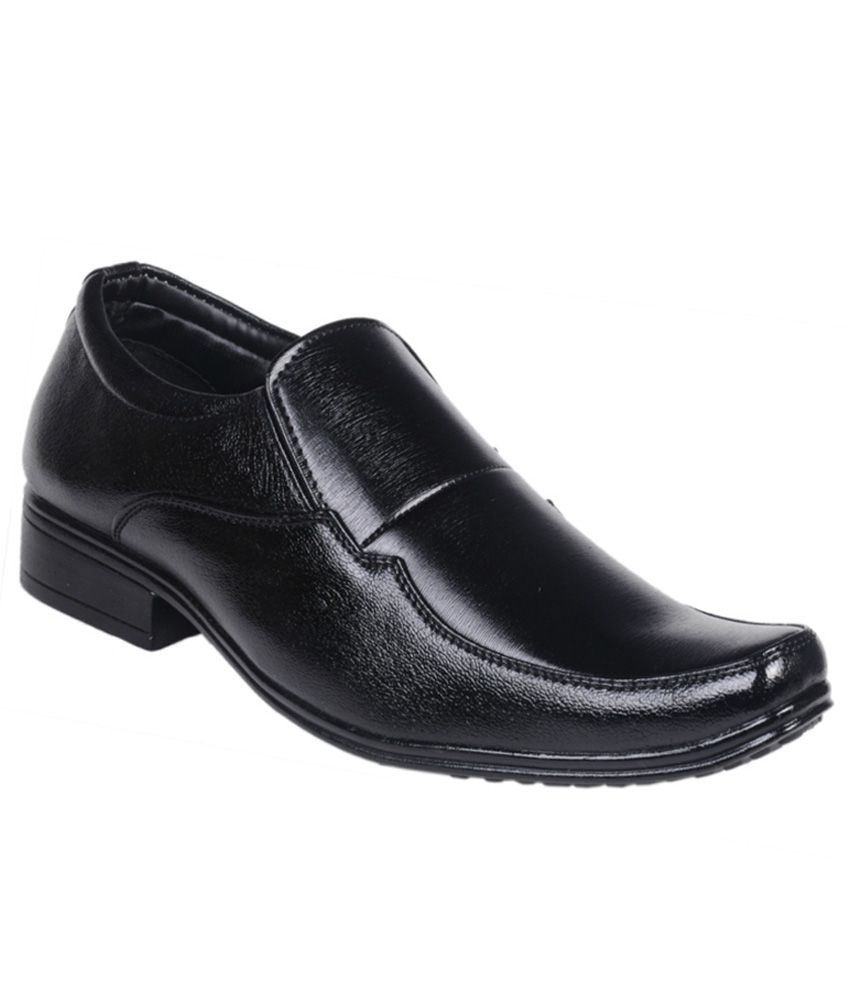 Enzo Cardini Black Formal Shoes Price in India- Buy Enzo Cardini Black ...