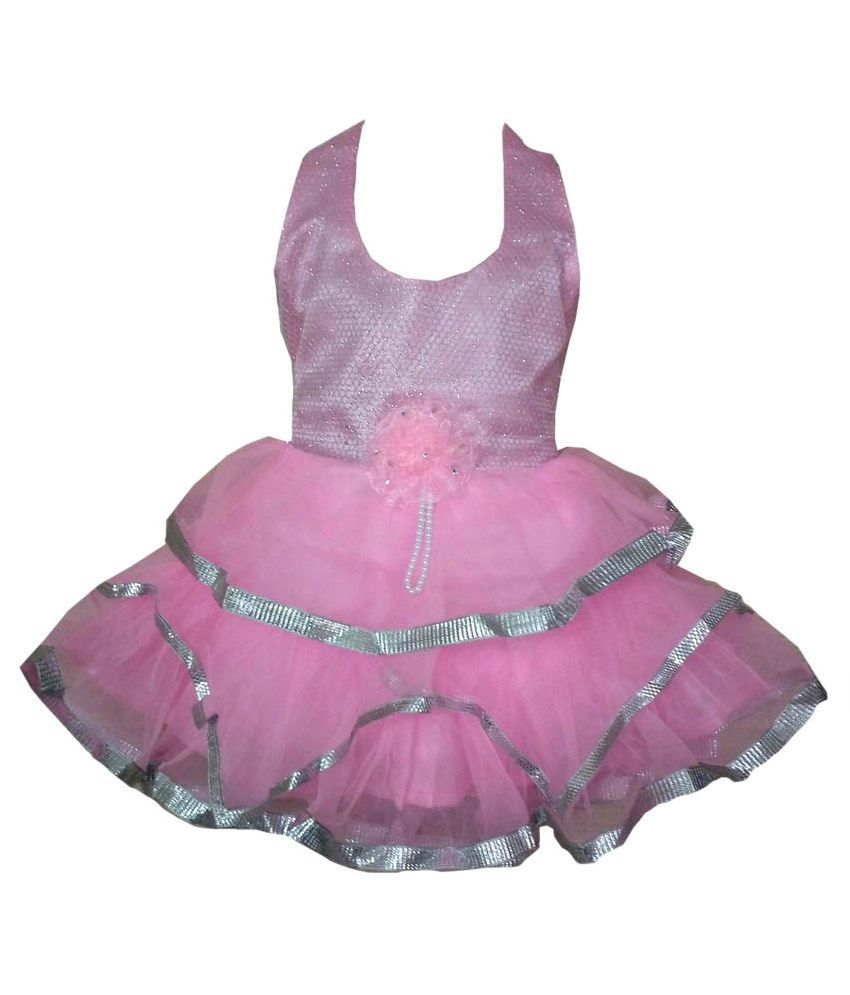 pink net frock