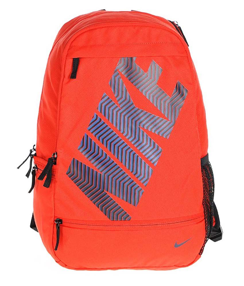 Nike Red Polyester Backpack - Buy Nike Red Polyester Backpack Online at Low Price - Snapdeal