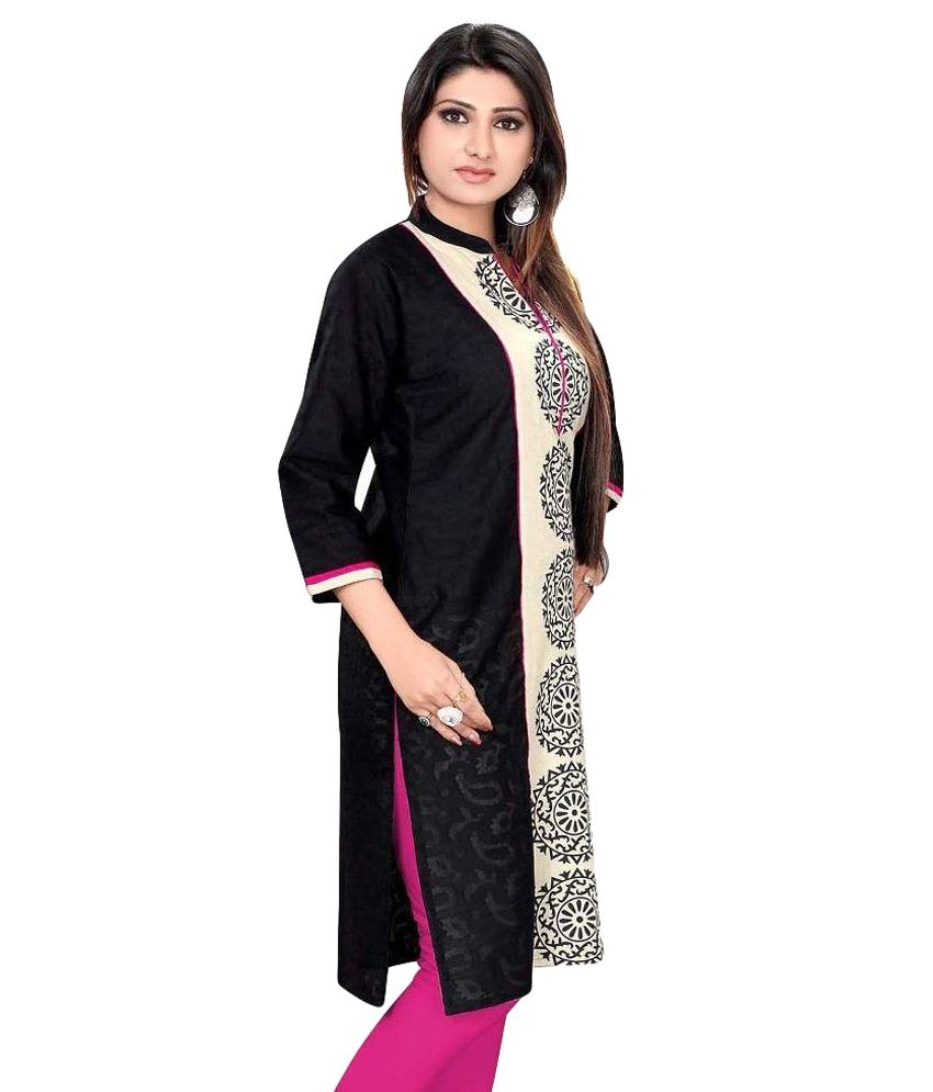 a line floor length kurtis