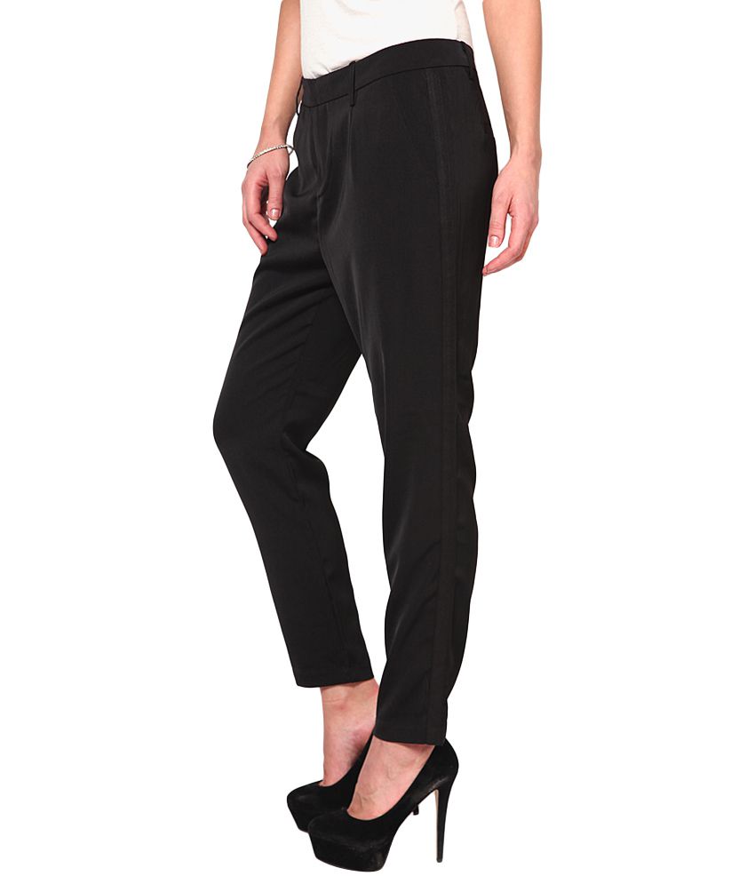 Buy ONLY Black Trousers Online at Best Prices in India - Snapdeal