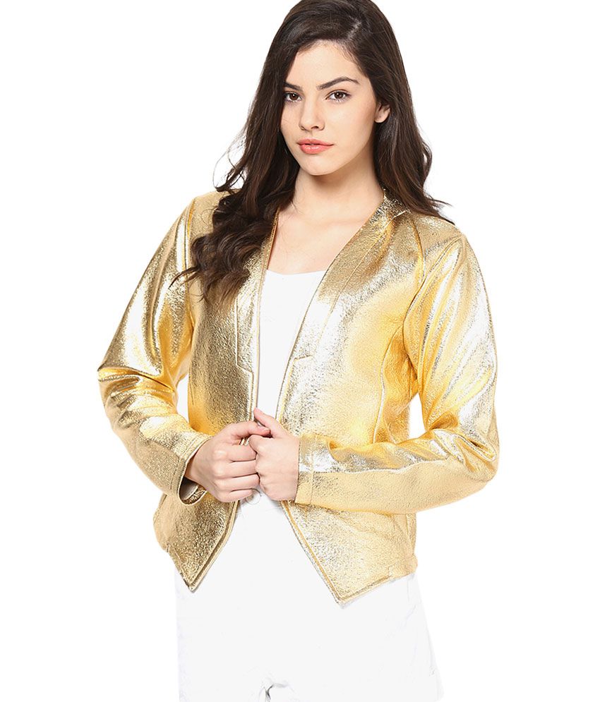 Buy Vero Moda Gold Full Sleeves Blazer Online at Best Prices in India ...