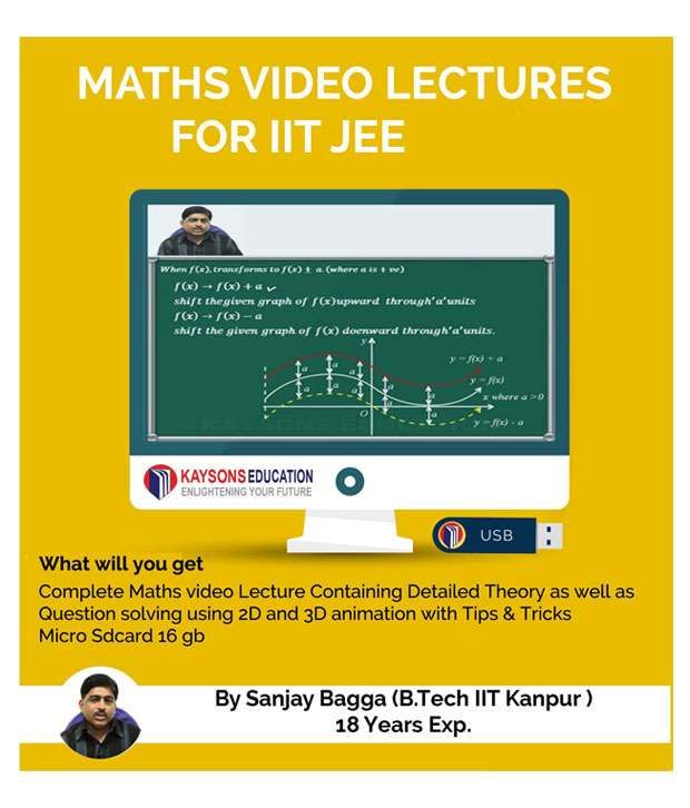 IIT JEE Maths Preparation Material Video Lectures for JEE Main and