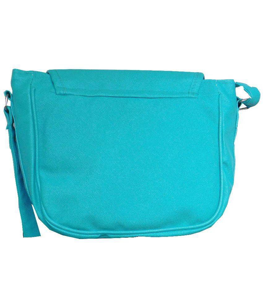 Krazy Kat Blue P.U. Sling Bag - Buy Krazy Kat Blue P.U. Sling Bag ...
