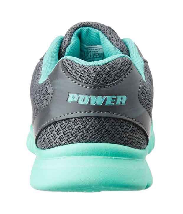 power grey running shoes for men