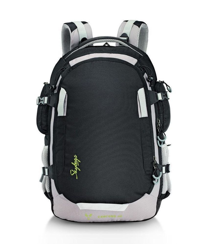 Skybags Skybags Cascade 40 Black Black Polyester Laptop Backpack - Buy