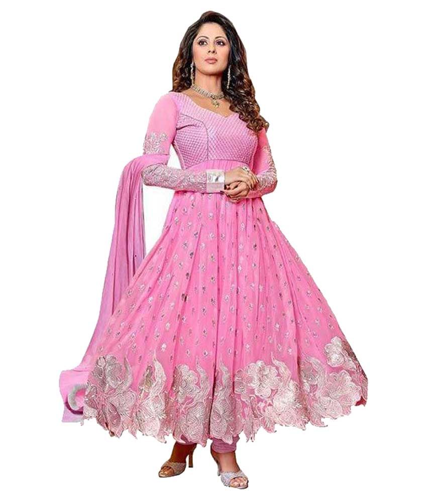 vogue pink dress