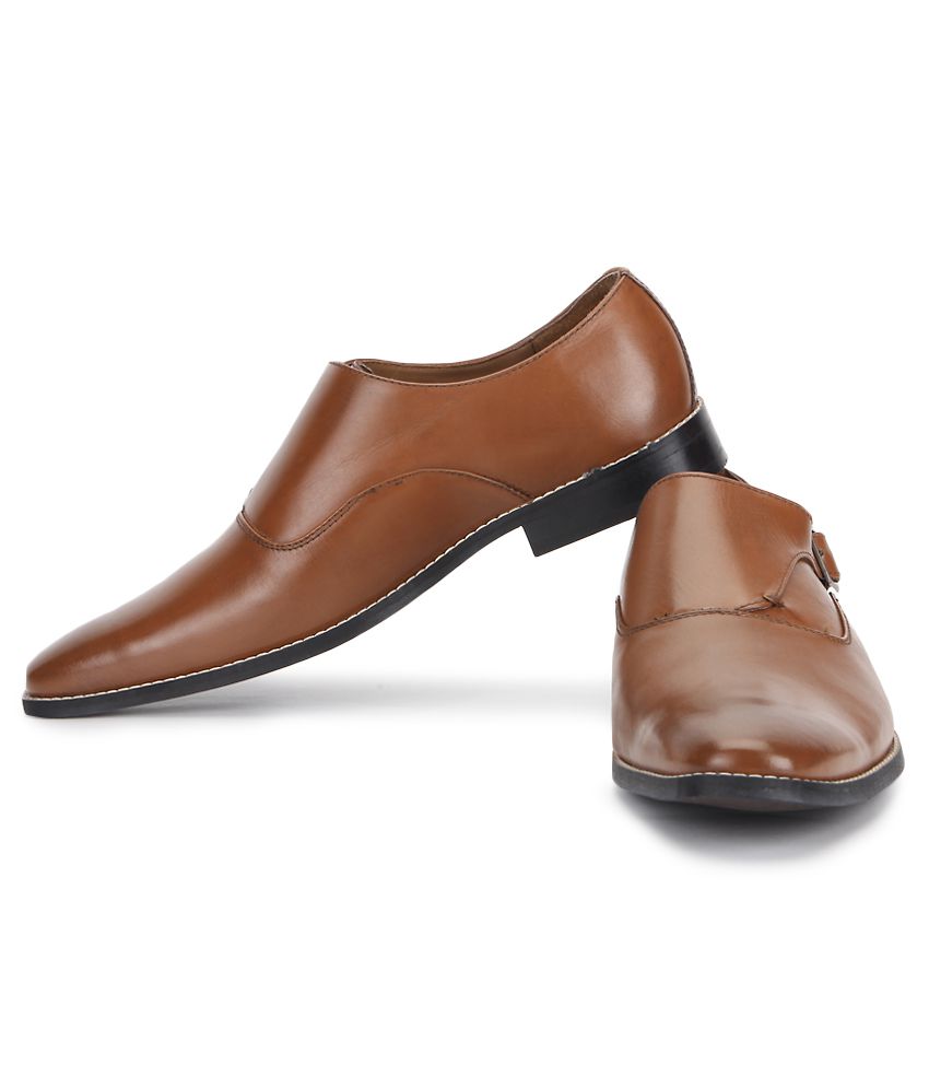 Arrow Tan Formal Shoes Price in India 