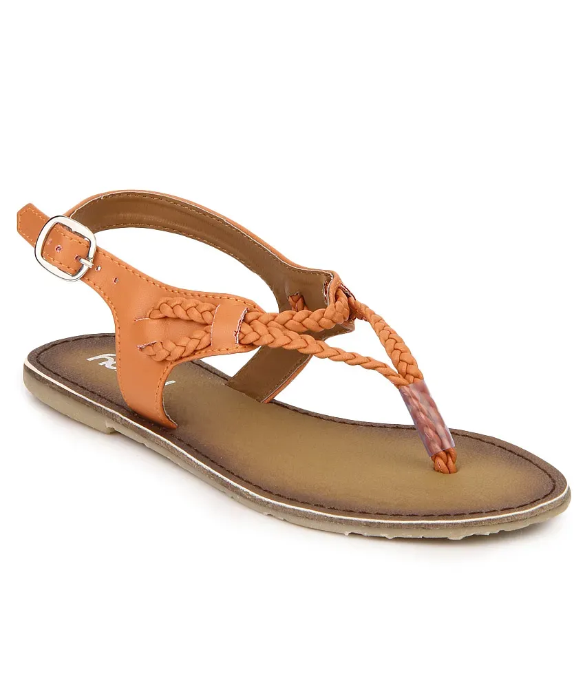 Honey by Pantaloons Women's Sandal_Size_40 Brown : Amazon.in: Shoes &  Handbags