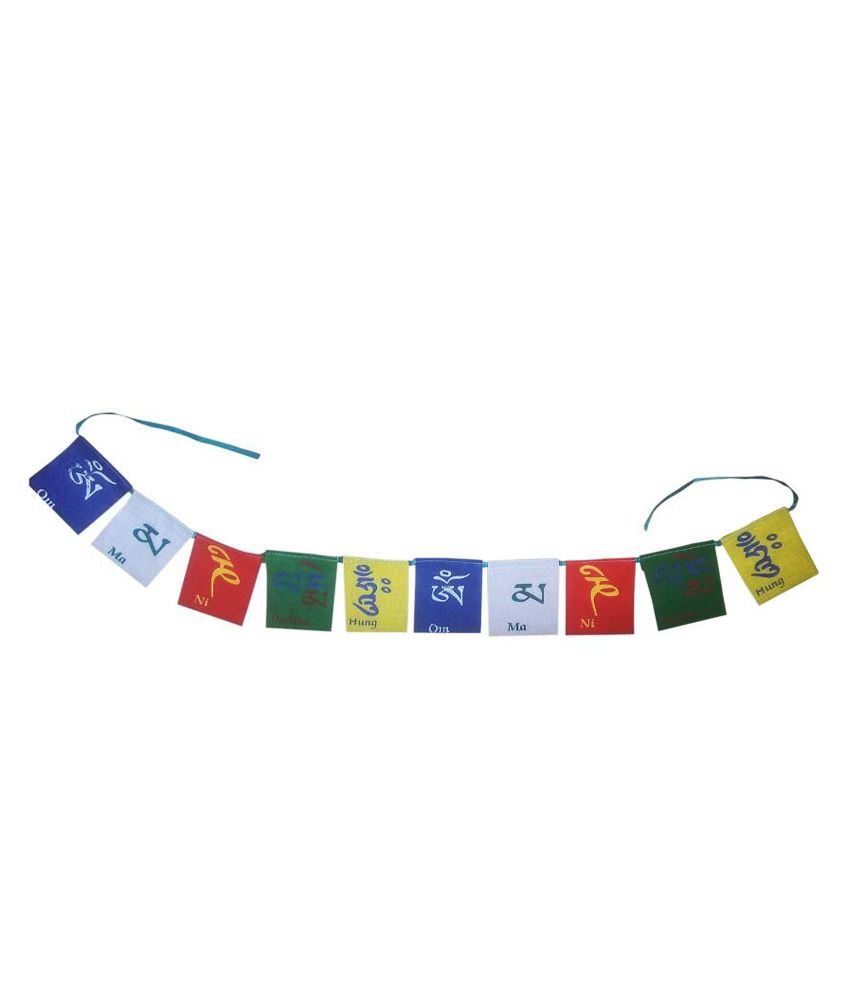     			Hatti Tibetan Buddhist Flag Multicolor