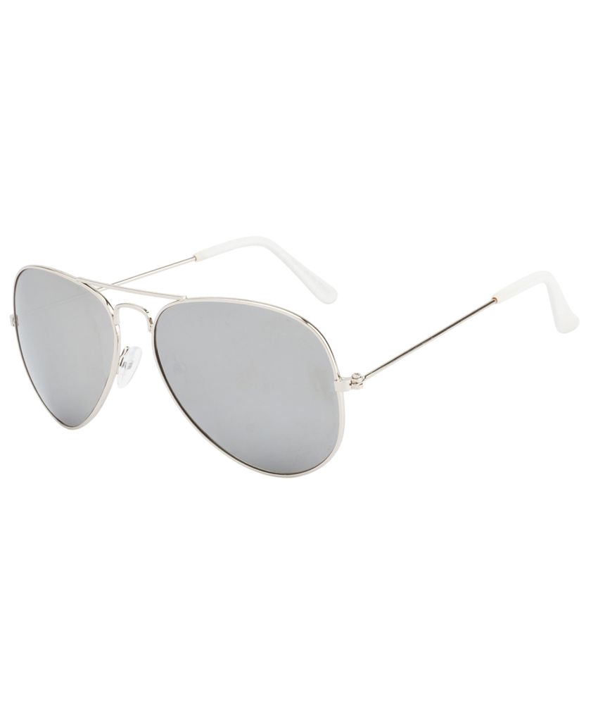 silver aviator sunglasses india