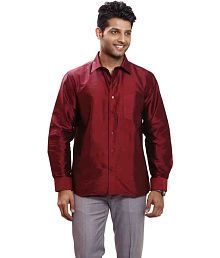 party wear maroon shirt