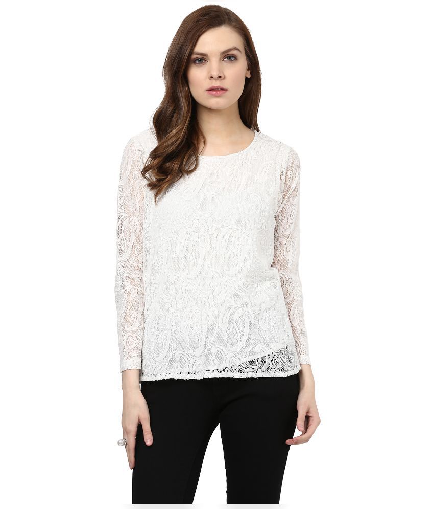 Color Cocktail White Lace Tops - Buy Color Cocktail White Lace Tops ...