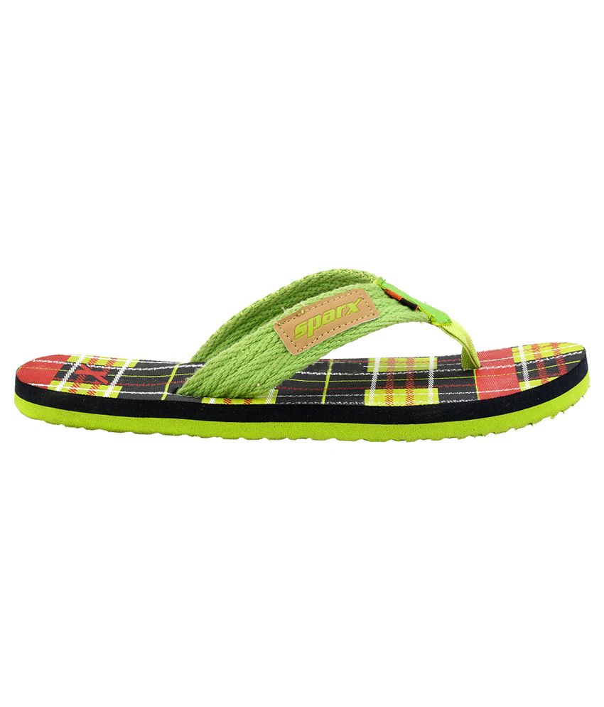 Sparx Green Flip Flops Price in India- Buy Sparx Green Flip Flops Online at Snapdeal