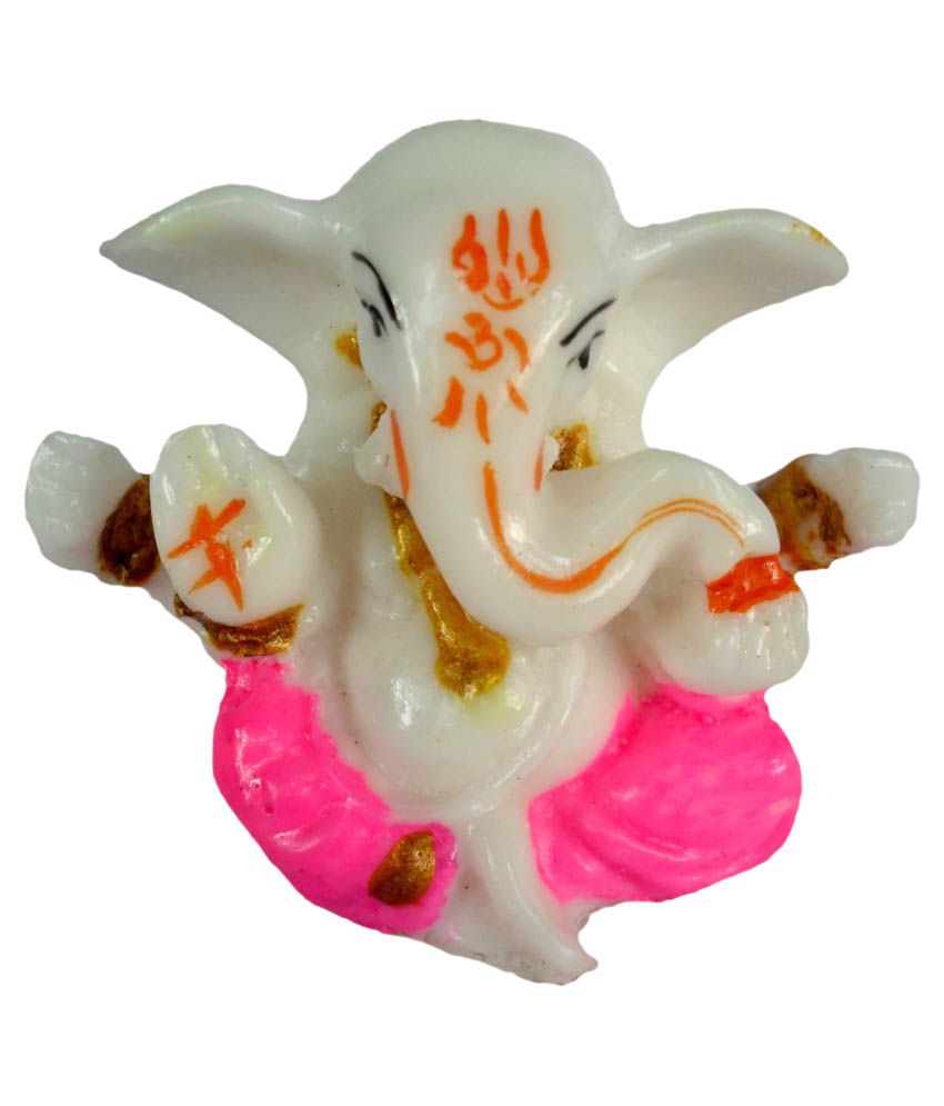     			Sheela's Arts & Crafts Textured Resin Ganesha Idol