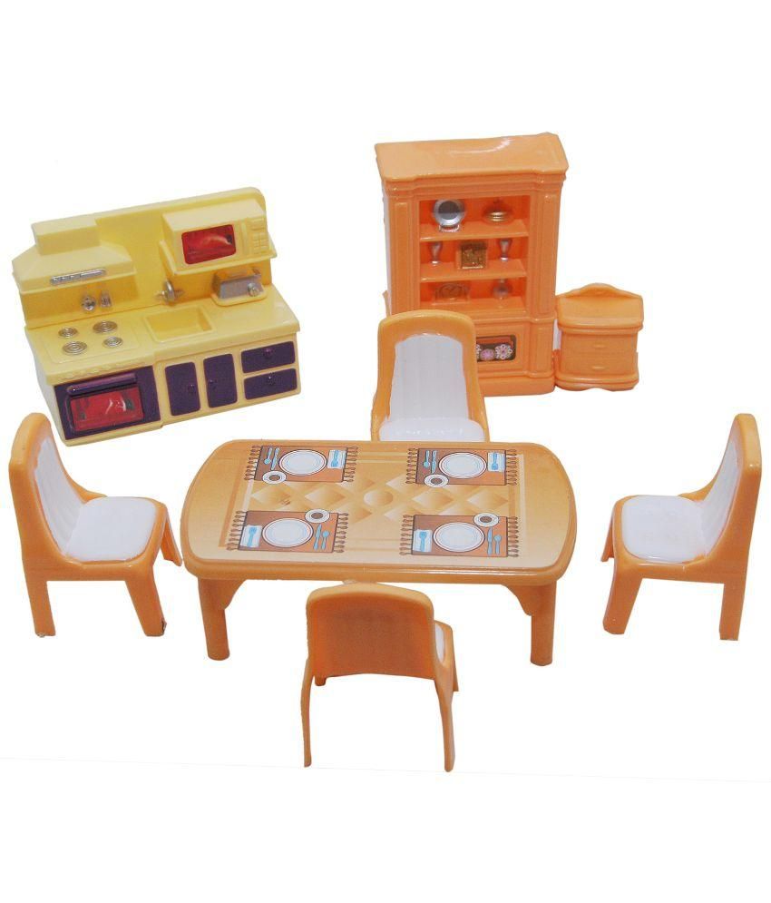 doll house set cartoon