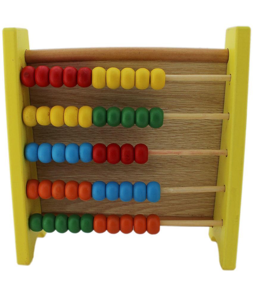 wooden counting abacus