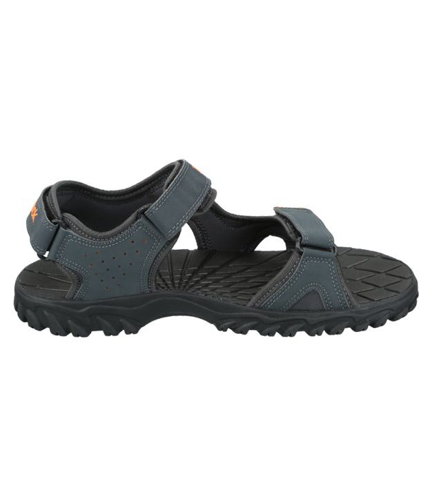 reebok gray floater sandals